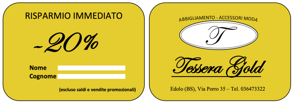 GOLD CARD CARD